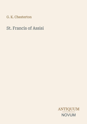 St. Francis of Assisi