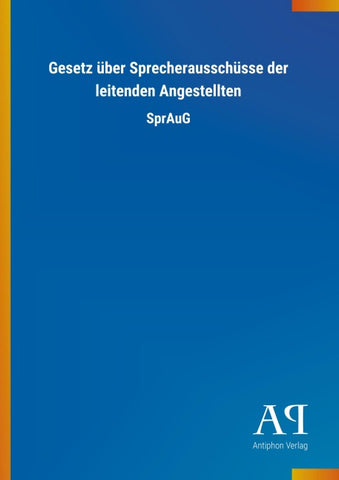 Gesetz über Sprecherausschüsse der leitenden Angestellten