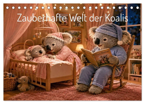Zauberhafte Welt der Koalis (Tischkalender 2027 DIN A5 quer), CALVENDO Monatskalender