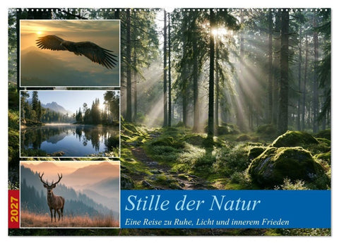 Stille der Natur (Wandkalender 2027 DIN A2 quer), CALVENDO Monatskalender