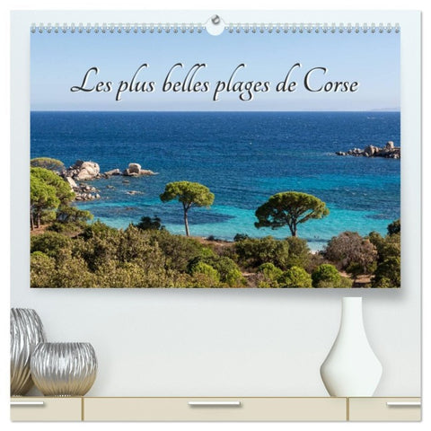 Les plus belles plages de Corse  (Calendrier mural 2026 DIN A2 vertical) calendrier de bureau