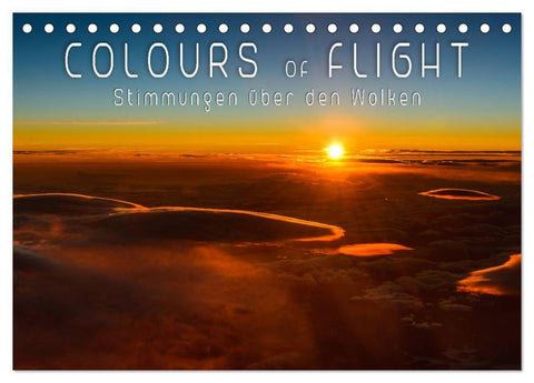 Colours of Flight - Stimmungen über den Wolken (Tischkalender 2027 DIN A5 quer), CALVENDO Monatskalender