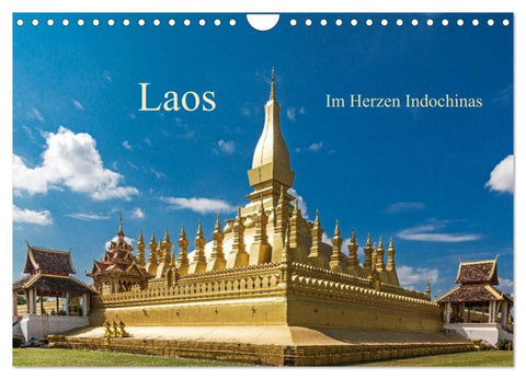 Laos - Im Herzen Indochinas (Wandkalender 2027 DIN A4 quer), CALVENDO Monatskalender