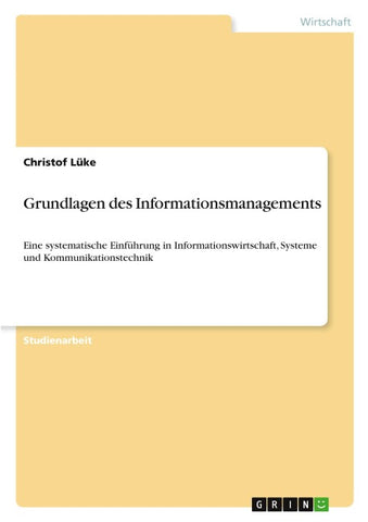 Grundlagen des Informationsmanagements