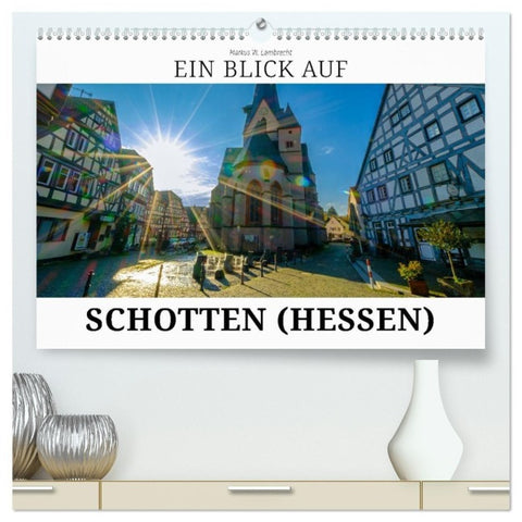Ein Blick auf Schotten (hochwertiger Premium Wandkalender 2027 DIN A2 quer), Kunstdruck in Hochglanz