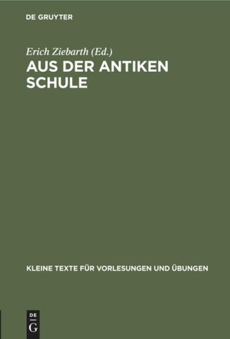 Aus der antiken Schule