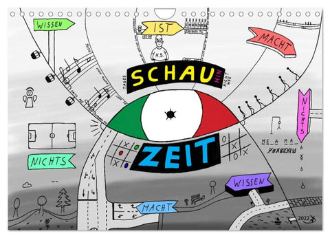 SchauZeit (Wandkalender 2026 DIN A4 quer), CALVENDO Monatskalender