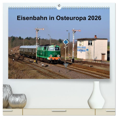 Eisenbahn Kalender 2026 - Oberlausitz und Nachbarländer (hochwertiger Premium Wandkalender 2026 DIN A2 quer), Kunstdruck in Hochglanz