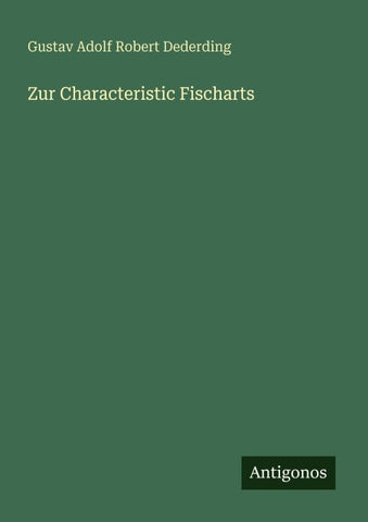 Zur Characteristic Fischarts