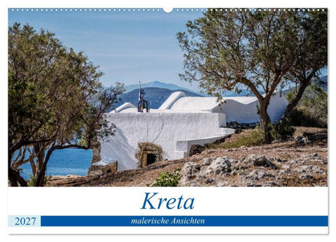 Kreta - malerische Ansichten (Wandkalender 2027 DIN A2 quer), CALVENDO Monatskalender