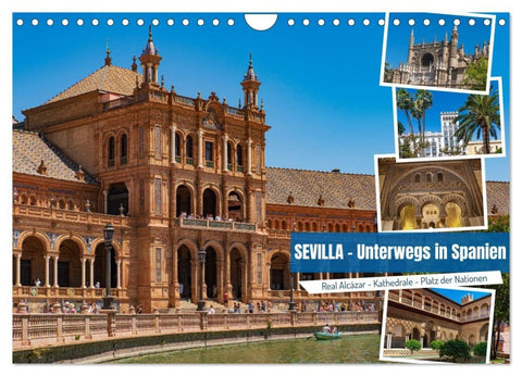 Sevilla - Unterwegs in Spanien (Wandkalender 2027 DIN A4 quer), CALVENDO Monatskalender