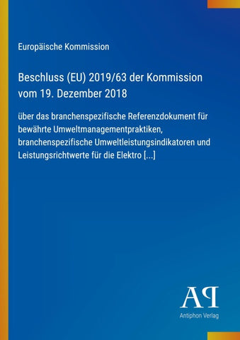Beschluss (EU) 2019/63 der Kommission vom 19. Dezember 2018