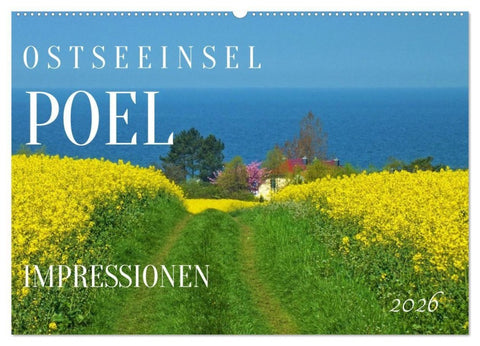 Ostseeinsel Poel - Küstenimpressionen (Wandkalender 2026 DIN A2 quer), CALVENDO Monatskalender