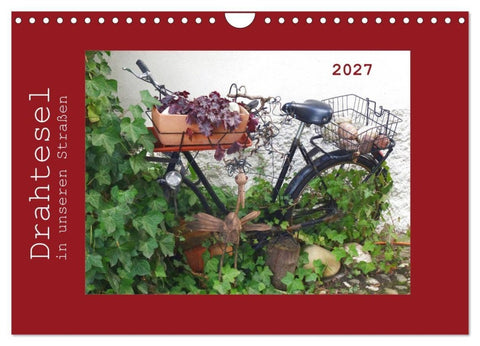 Drahtesel in unseren Straßen (Wandkalender 2027 DIN A4 quer), CALVENDO Monatskalender