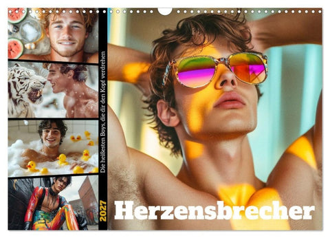 Herzensbrecher (Wandkalender 2027 DIN A3 quer), CALVENDO Monatskalender