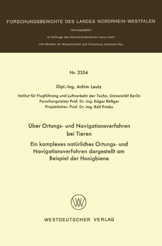 Über Ortungs- und Navigationsverfahren bei Tieren