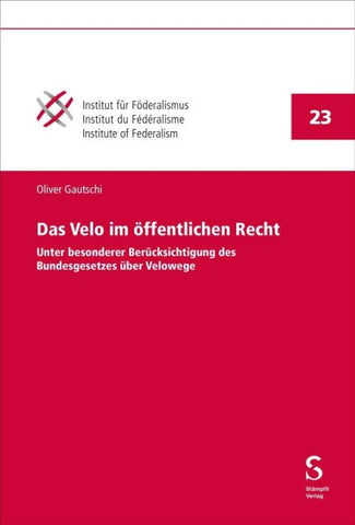 Das Velo im öffentlichen Recht