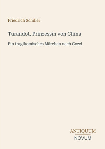 Turandot, Prinzessin von China