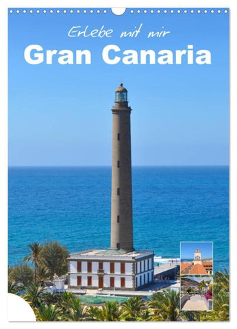 Erlebe mit mir Gran Canaria (Wandkalender 2027 DIN A3 hoch), CALVENDO Monatskalender