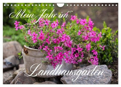 Mein Jahr im Landhausgarten (Wandkalender 2027 DIN A4 quer), CALVENDO Monatskalender