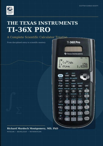 THE TEXAS INSTRUMENTS TI-36X PRO