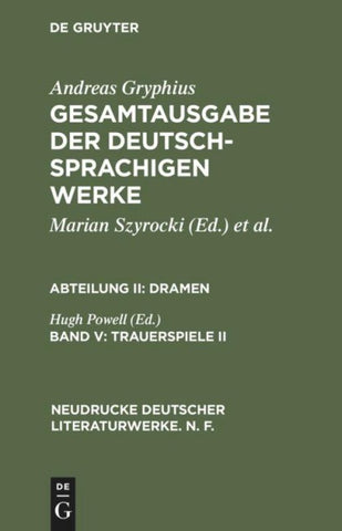Trauerspiele II
