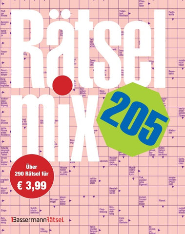 Rätselmix 205 (5 Exemplare à 3,99 €)