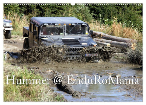 Hummer @ EnduRoMania (Wandkalender 2026 DIN A2 quer), CALVENDO Monatskalender