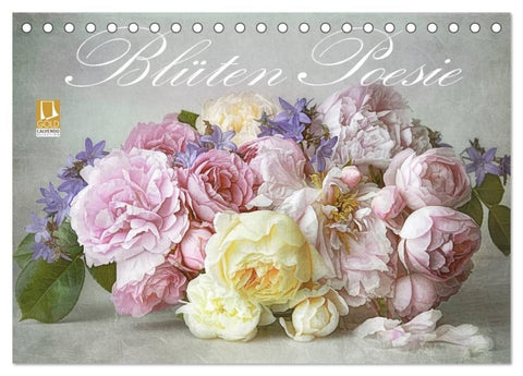 Blüten Poesie (Tischkalender 2027 DIN A5 quer), CALVENDO Monatskalender