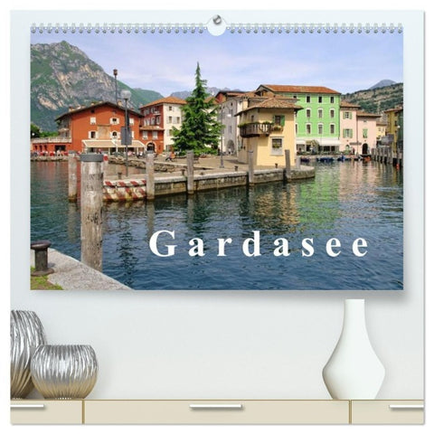Gardasee (hochwertiger Premium Wandkalender 2027 DIN A2 quer), Kunstdruck in Hochglanz
