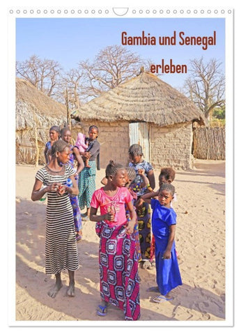 Gambia und Senegal erleben (Wandkalender 2027 DIN A3 hoch), CALVENDO Monatskalender