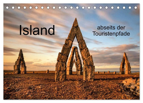 Island abseits der Touristenpfade (Tischkalender 2027 DIN A5 quer), CALVENDO Monatskalender