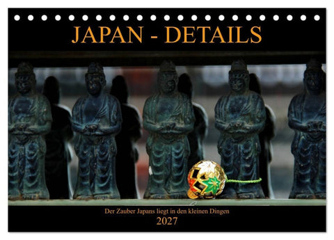 Japan - Details (Tischkalender 2027 DIN A5 quer), CALVENDO Monatskalender