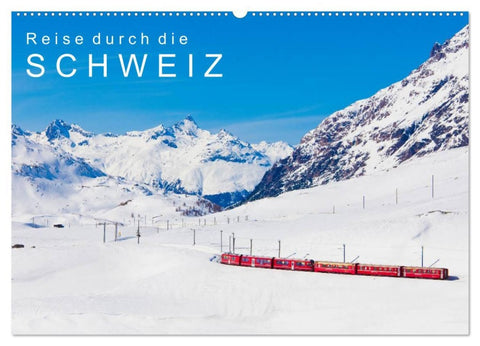 Reise durch die SCHWEIZ (Wandkalender 2026 DIN A2 quer), CALVENDO Monatskalender