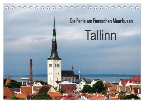 Die Perle am Finnischen Meerbusen Tallinn (Tischkalender 2027 DIN A5 quer), CALVENDO Monatskalender