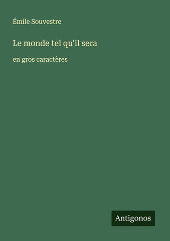 Le monde tel qu'il sera