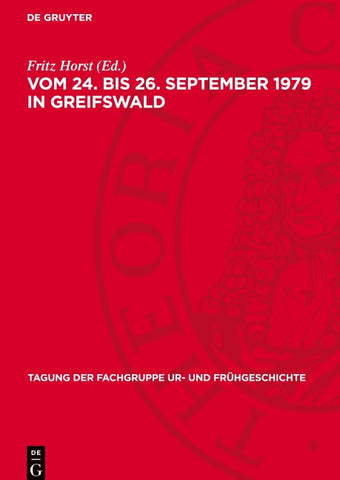 vom 24. bis 26. September 1979 in Greifswald