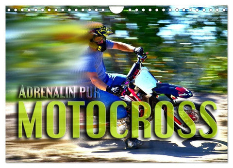 Motocross - Adrenalin pur (Wandkalender 2027 DIN A4 quer), CALVENDO Monatskalender