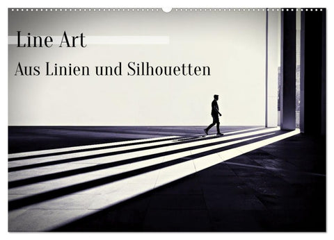 Line Art - Aus Linien und Silhouetten (Wandkalender 2027 DIN A2 quer), CALVENDO Monatskalender