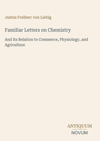 Familiar Letters on Chemistry