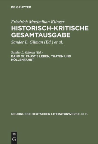 Faust's Leben, Thaten und Höllenfahrt