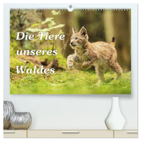 Die Tiere unseres Waldes (hochwertiger Premium Wandkalender 2027 DIN A2 quer), Kunstdruck in Hochglanz