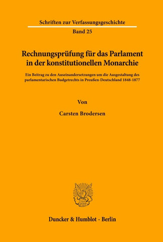Rechnungsprüfung für das Parlament in der konstitutionellen Monarchie.