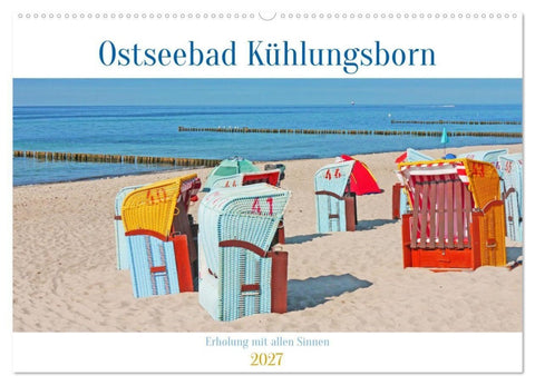 Ostseebad Kühlungsborn. Erholung mit allen Sinnen (Wandkalender 2027 DIN A2 quer), CALVENDO Monatskalender