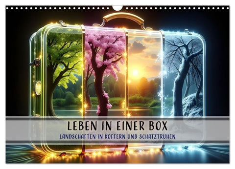Leben in einer Box (Wandkalender 2027 DIN A3 quer), CALVENDO Monatskalender