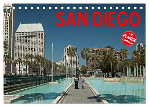 San Diego (Tischkalender 2027 DIN A5 quer), CALVENDO Monatskalender