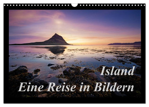 Island - Eine Reise in Bildern (Wandkalender 2027 DIN A3 quer), CALVENDO Monatskalender