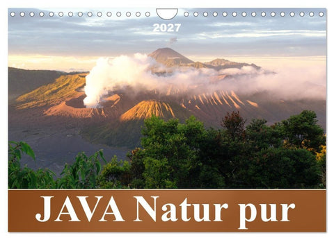 JAVA Natur pur (Wandkalender 2027 DIN A4 quer), CALVENDO Monatskalender