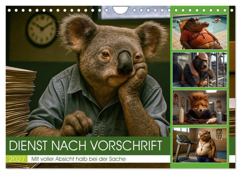 Dienst nach Vorschrift (Wandkalender 2027 DIN A4 quer), CALVENDO Monatskalender