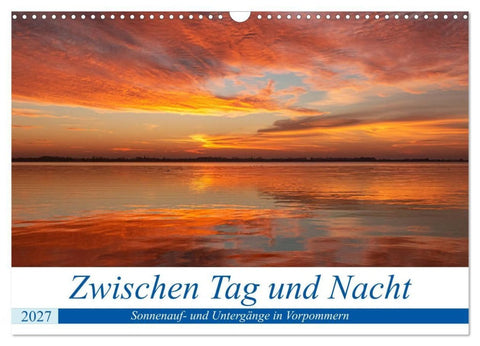 Vorpommern zwichen Tag und Nacht (Wandkalender 2027 DIN A3 quer), CALVENDO Monatskalender